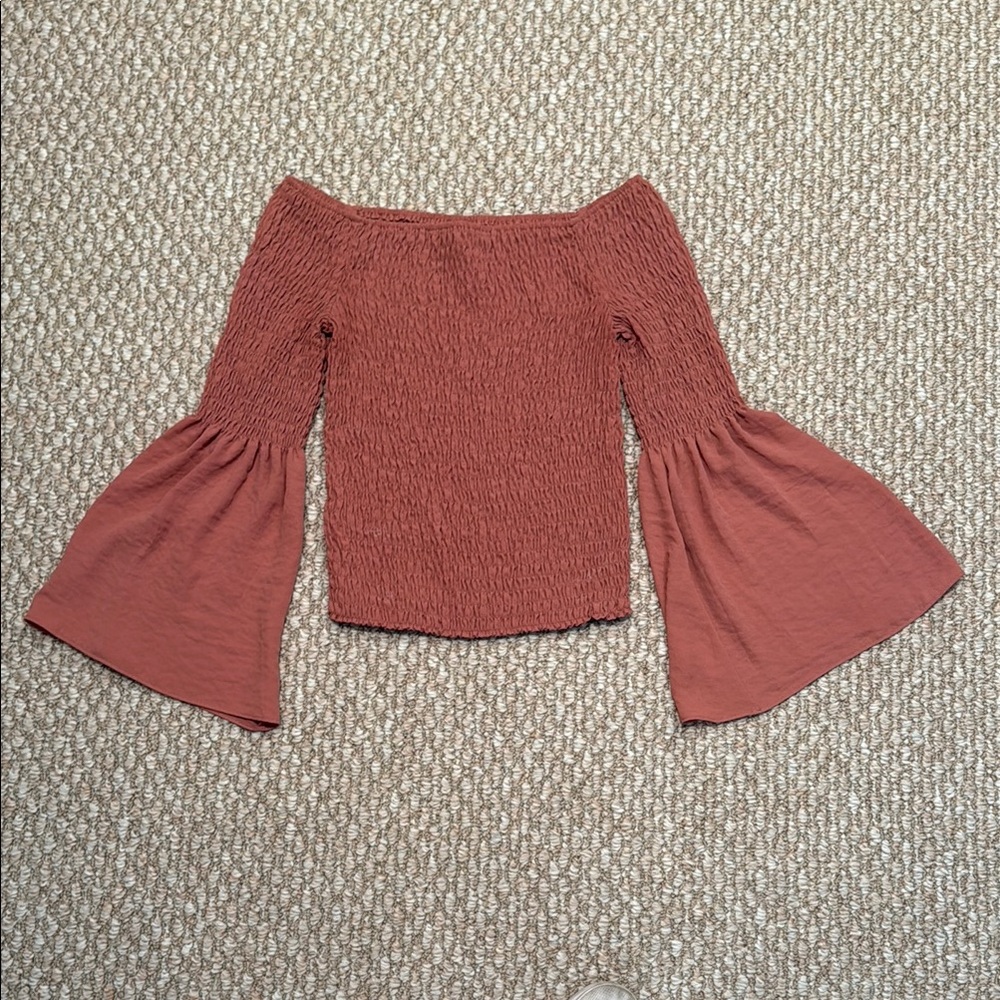 Express Rose Off-Shoulder Blouse